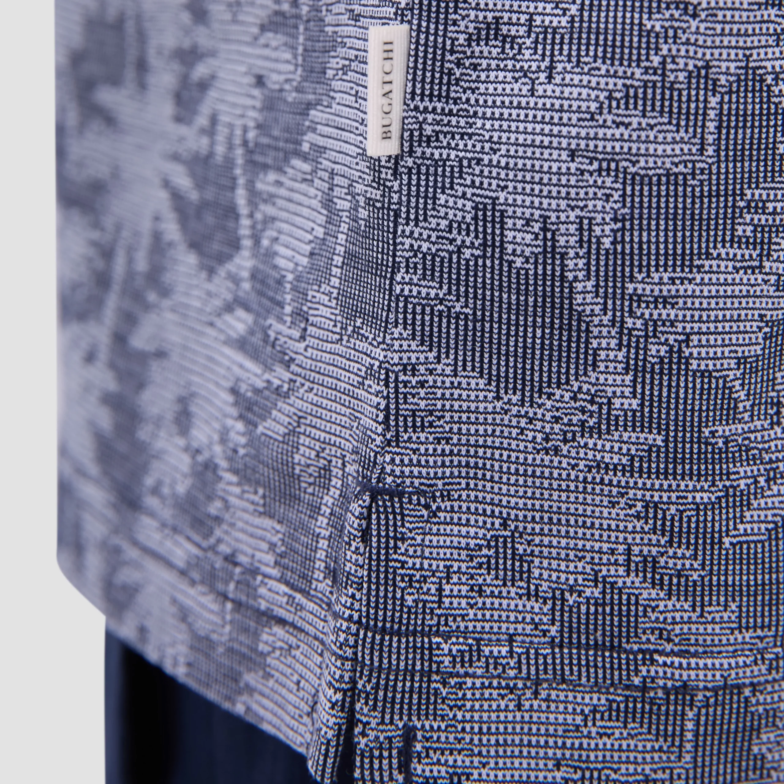 Palm Tree Jacquard Polo Shirt