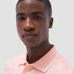 Palm Tree Jacquard Polo Shirt