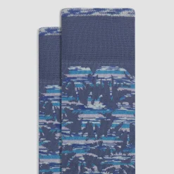 Palm Tree Mid-Calf Socks