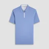 Performance Heather Quarter-Zip Polo Shirt