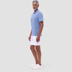 Performance Heather Quarter-Zip Polo Shirt