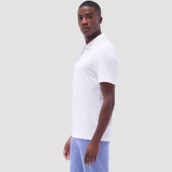 Performance Heather Quarter-Zip Polo Shirt