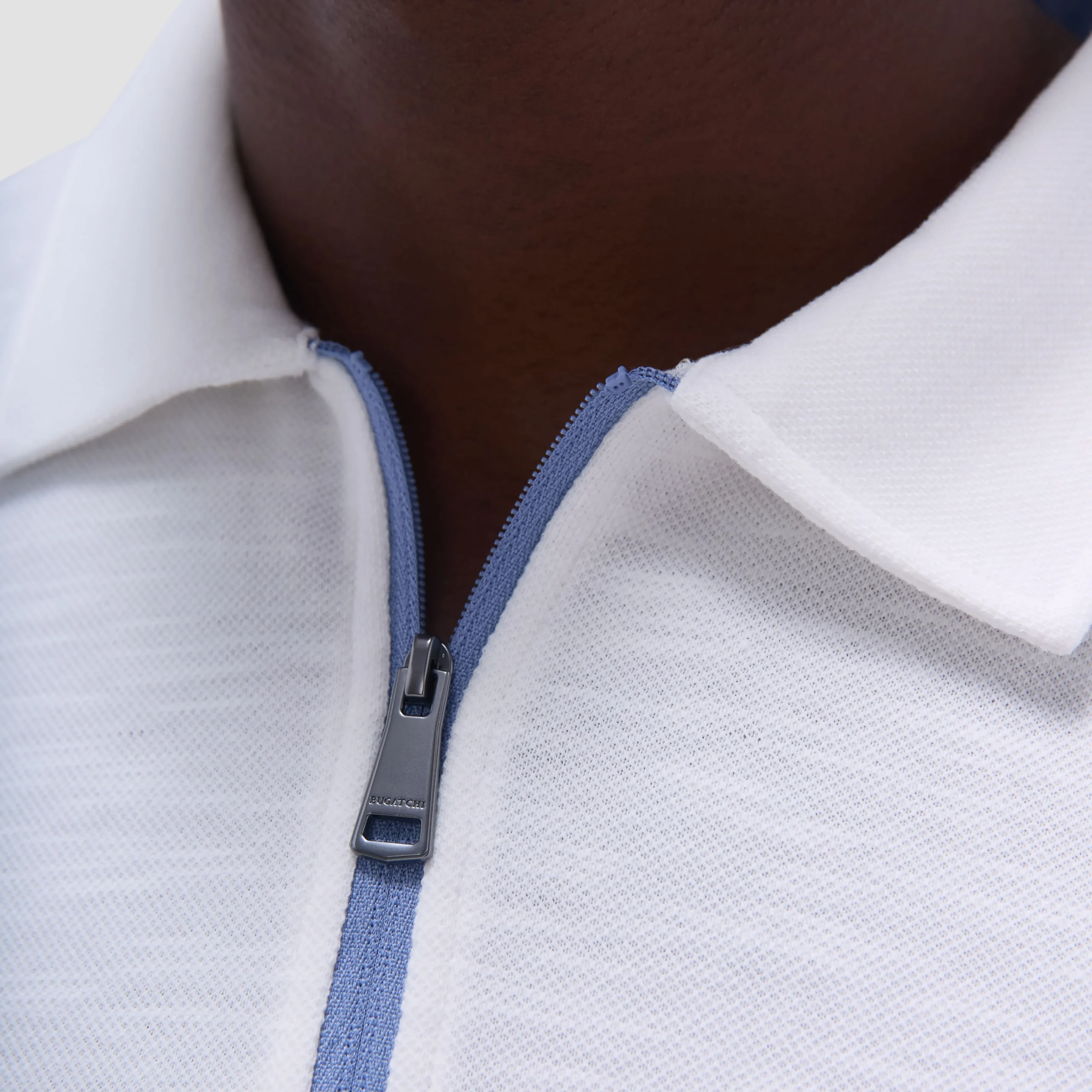 Performance Heather Quarter-Zip Polo Shirt