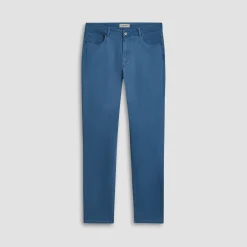 Preston Micro Basketweave Printed Five-Pocket Pants