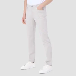 Preston Micro Basketweave Printed Five-Pocket Pants