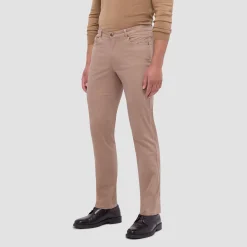 Preston Micro Basketweave Printed Five-Pocket Pants