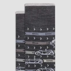 Racing Car Mid-Calf Socks