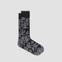 Sailboat Mid-Calf Socks