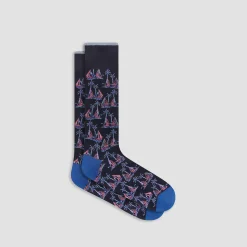 Sailboat Mid-Calf Socks