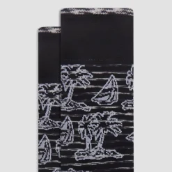 Sailboat Mid-Calf Socks