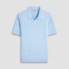 Seed Rib Short Sleeve Johnny Sweater