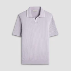 Seed Rib Short Sleeve Johnny Sweater
