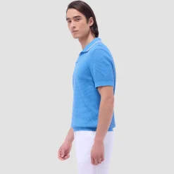 Seed Rib Short Sleeve Johnny Sweater