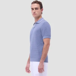 Seed Rib Short Sleeve Johnny Sweater