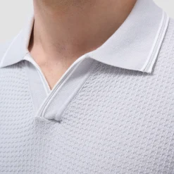 Seed Rib Short Sleeve Johnny Sweater