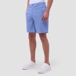 Seersucker Crinkled Shorts