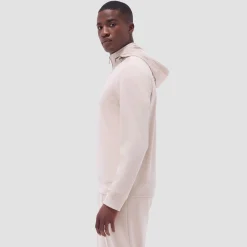 Soft Touch Solid Quarter-Zip Pullover With Hood
