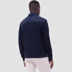 Soft Touch Solid Quarter-Zip Pullover With Hood