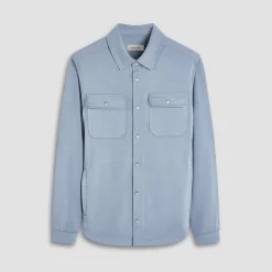 Soft Touch Solid Shirt Jacket