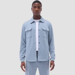 Soft Touch Solid Shirt Jacket