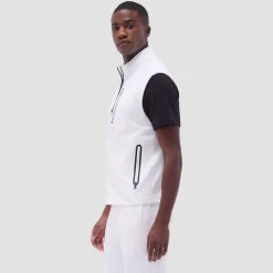 Soft Touch Solid Vest With Hood