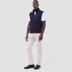 Soft Touch Solid Vest With Hood