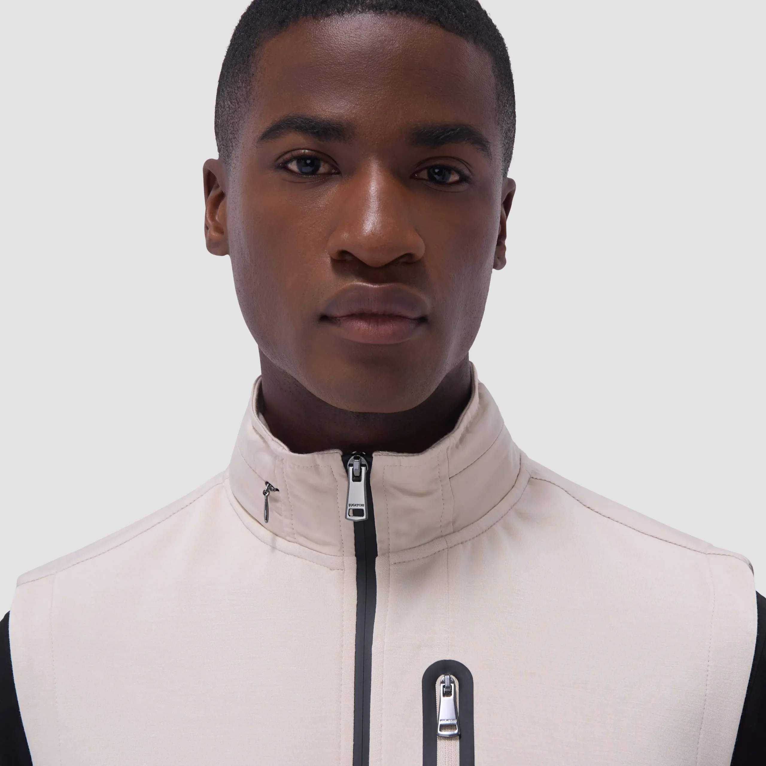 Soft Touch Solid Vest With Hood