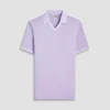 Solid Johnny Collar Polo Shirt