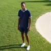 Solid Johnny Collar Polo Shirt