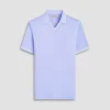 Solid Johnny Collar Polo Shirt