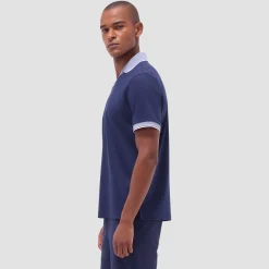 Solid Johnny Collar Polo Shirt