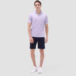 Solid Johnny Collar Polo Shirt