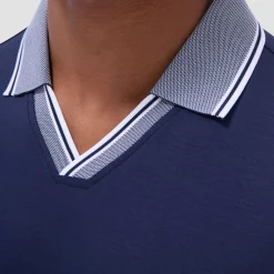 Solid Johnny Collar Polo Shirt