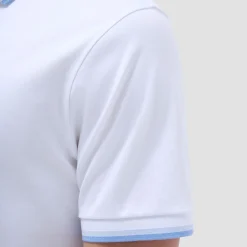 Solid Quarter-Zip Polo Shirt