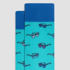 Spectacles Mid-Calf Socks
