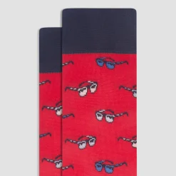 Spectacles Mid-Calf Socks