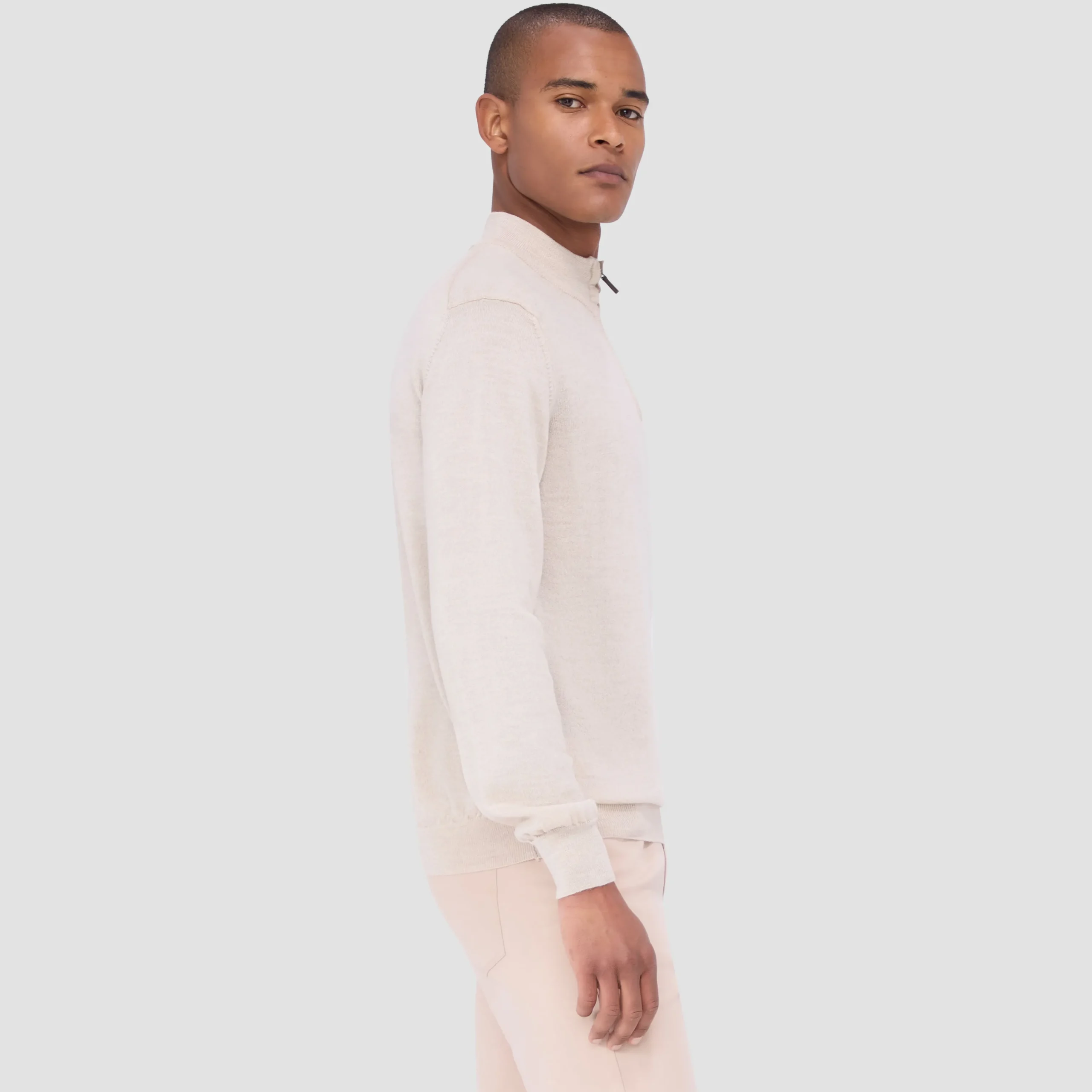 Spencer Quarter-Zip Super Merino Sweater