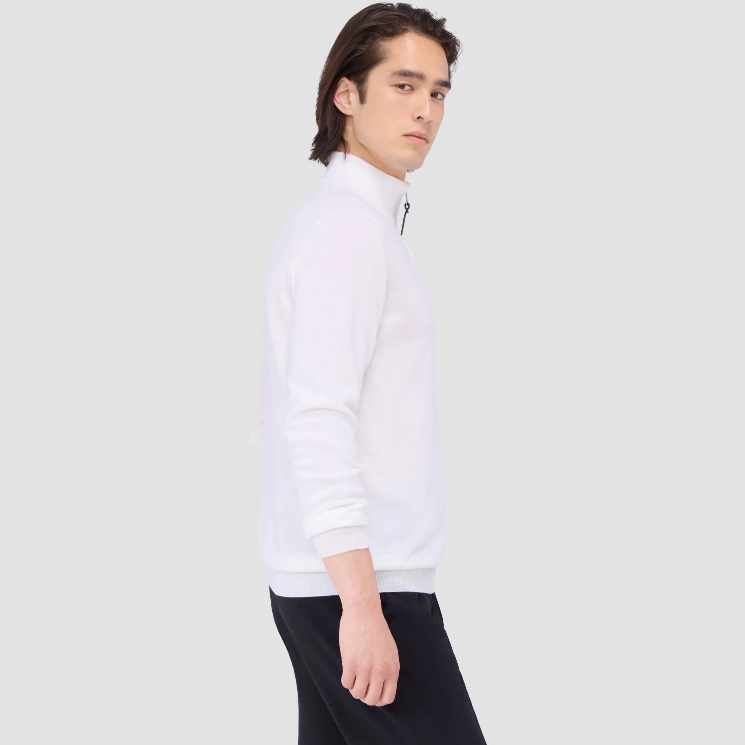 Spencer Quarter-Zip Super Merino Sweater