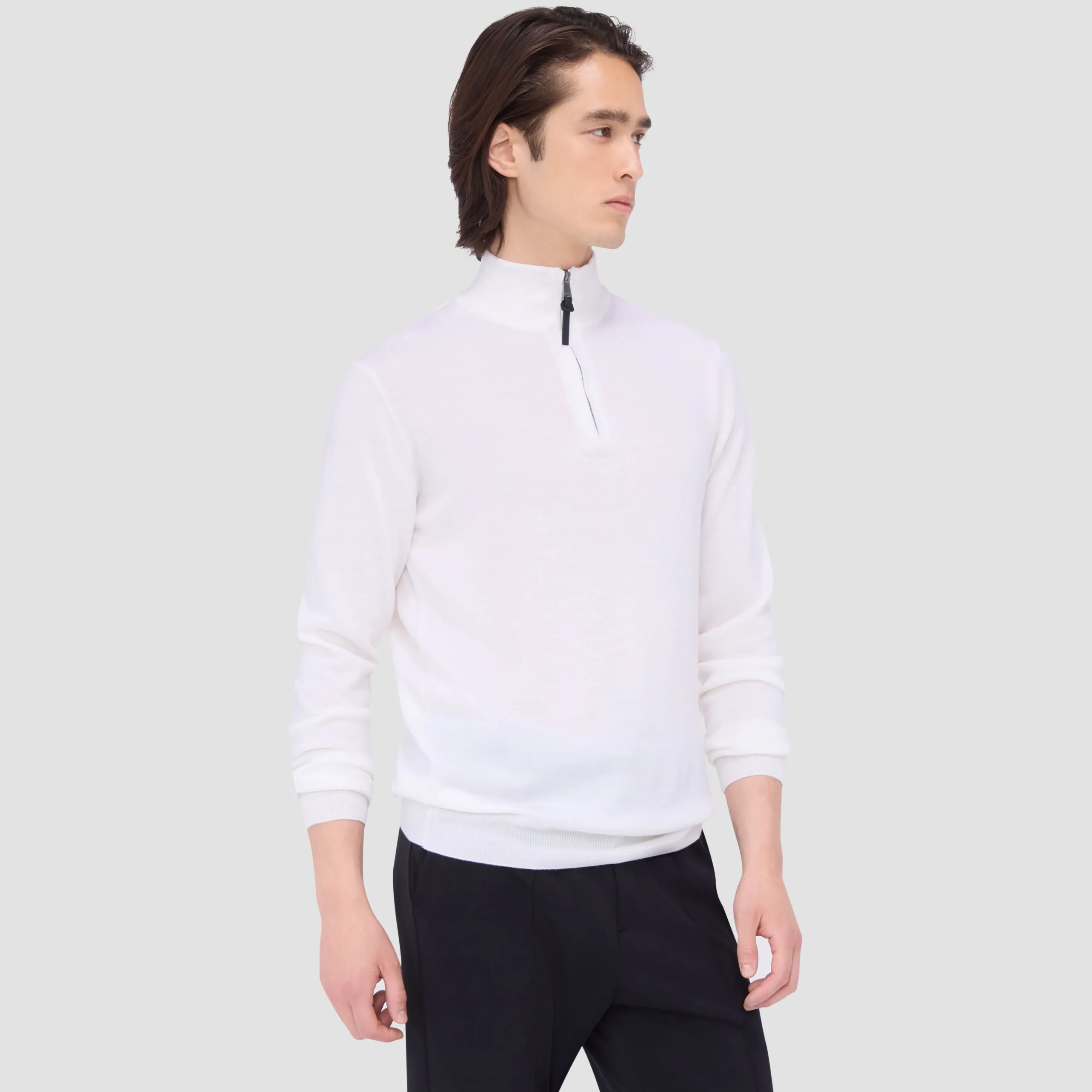 Spencer Quarter-Zip Super Merino Sweater