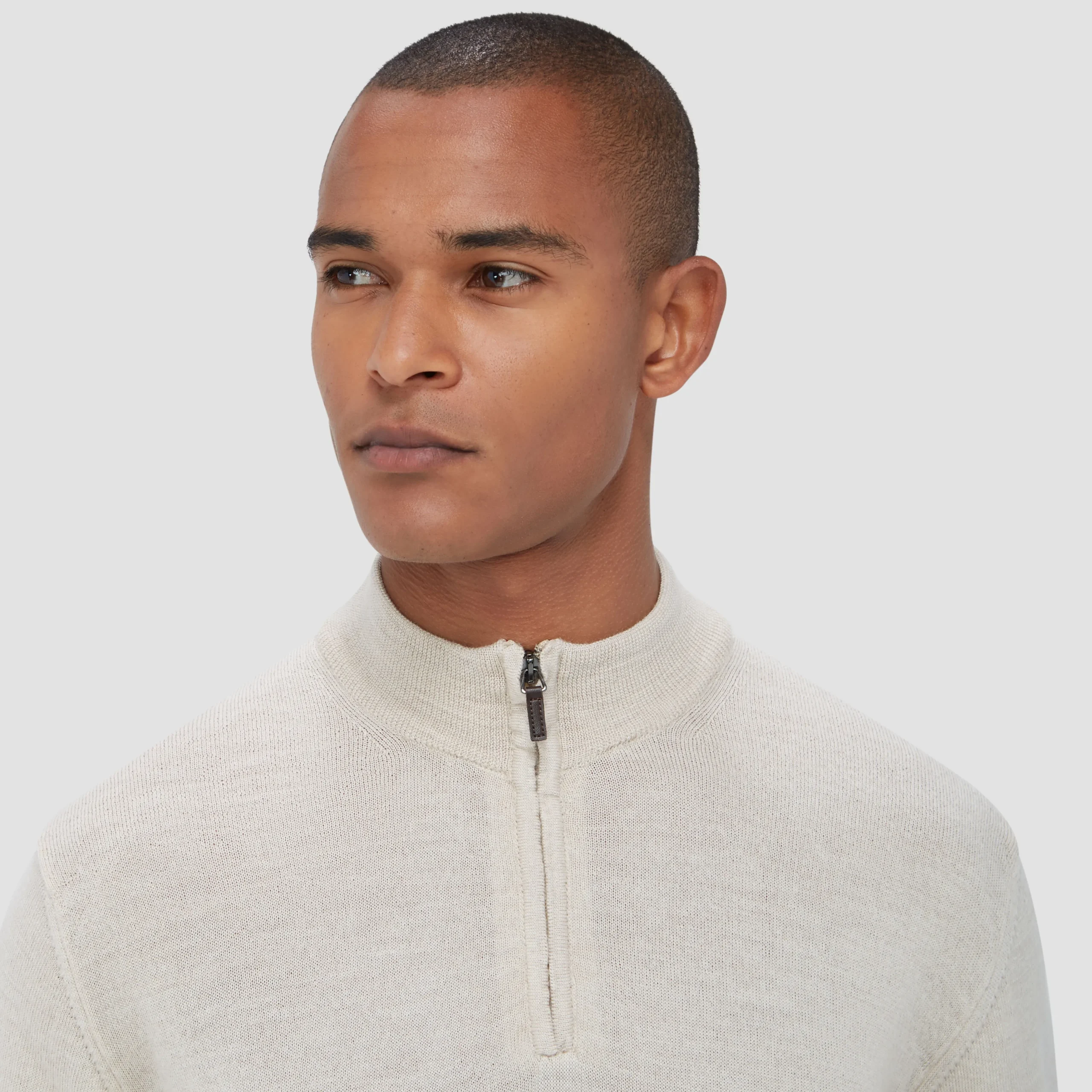 Spencer Quarter-Zip Super Merino Sweater