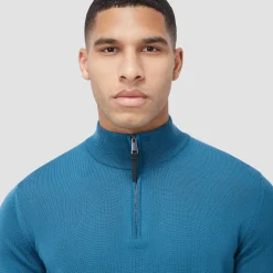 Spencer Quarter-Zip Super Merino Sweater