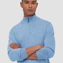 Spencer Quarter-Zip Super Merino Sweater