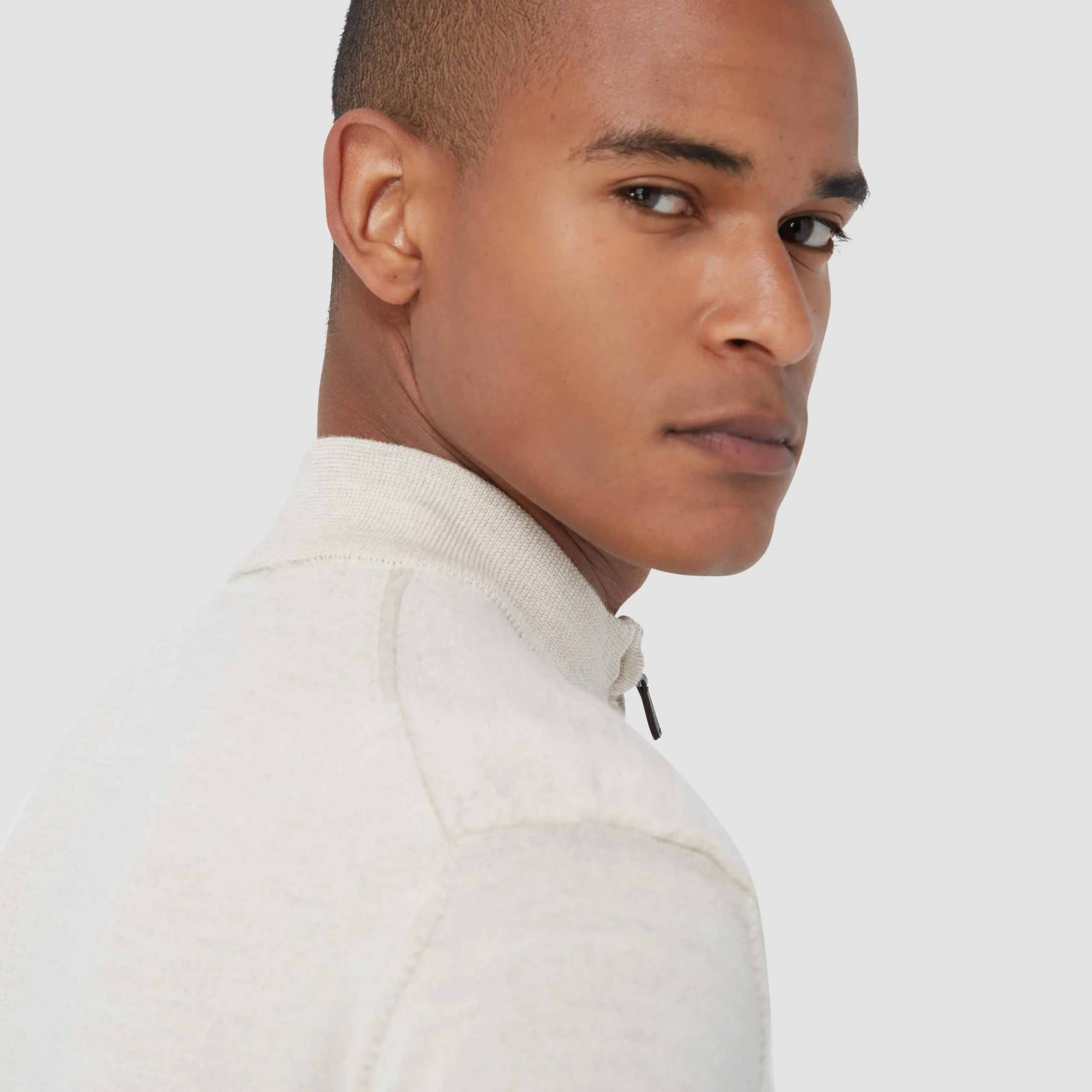 Spencer Quarter-Zip Super Merino Sweater