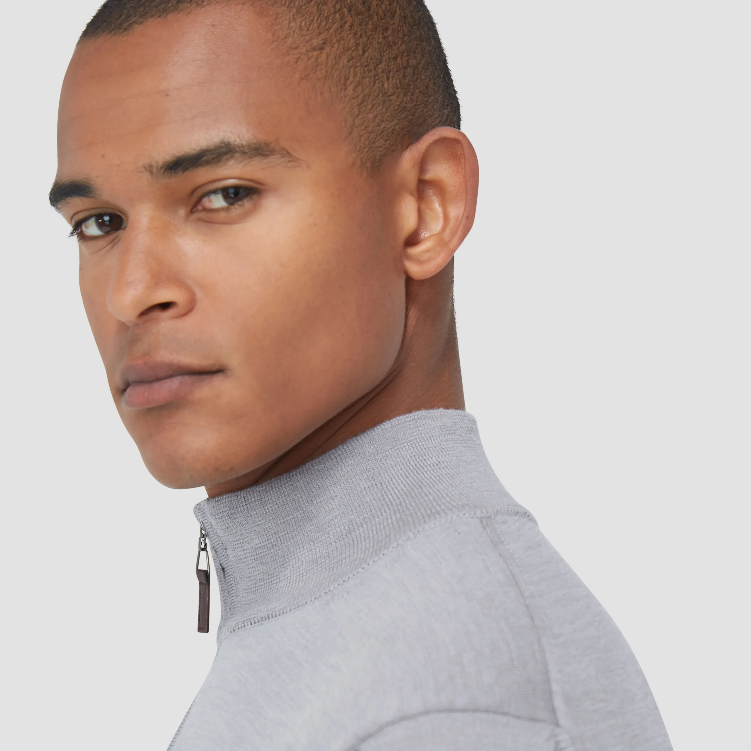 Spencer Quarter-Zip Super Merino Sweater