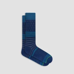 Stripe and Dot Mid-Calf Socks
