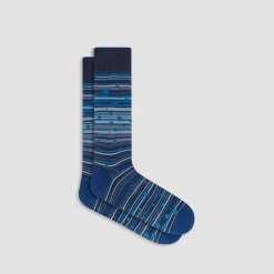 Striped Mid-Calf Socks