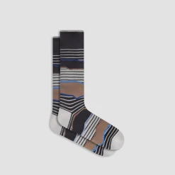 Striped Mid-Calf Socks