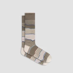 Striped Mid-Calf Socks