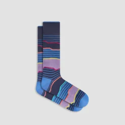 Striped Mid-Calf Socks