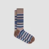 Striped Mid-Calf Socks
